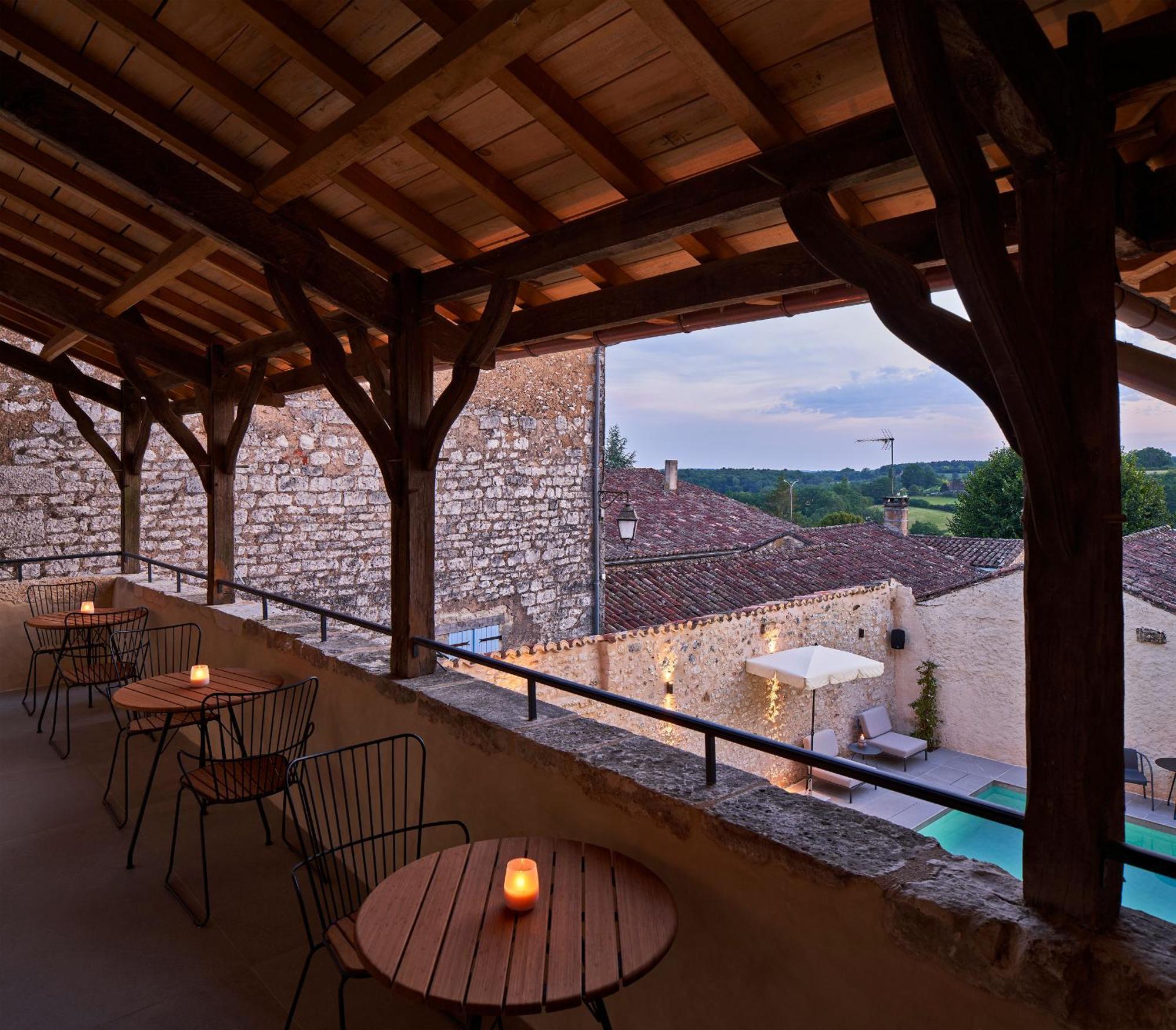 Hotel Le Chevalier Bleu Monpazier Exteriér fotografie
